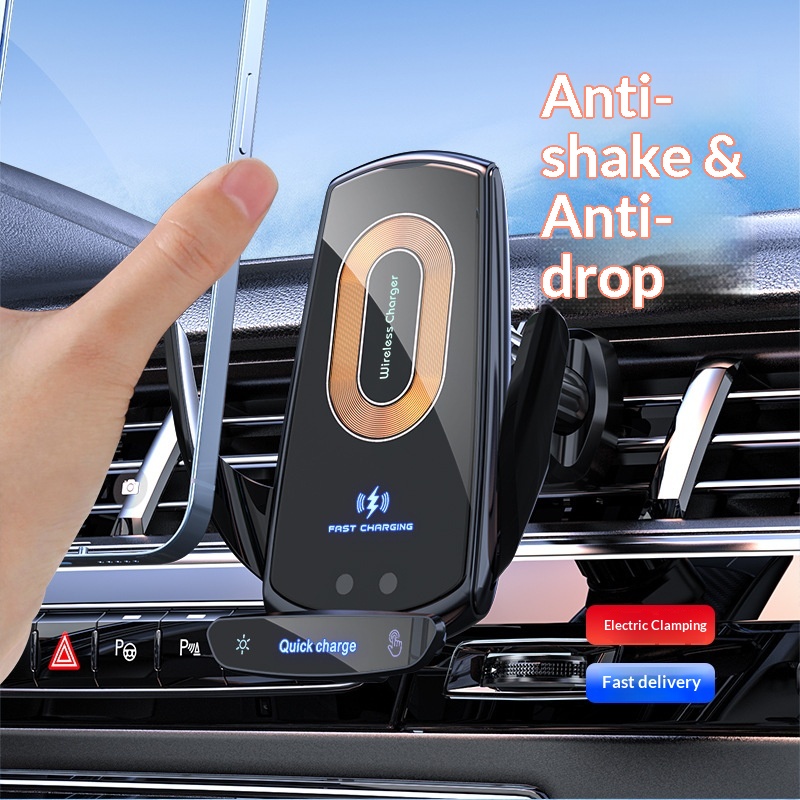 Air Vent Universal Dashboard Smart Electric Wireless Charging Car Phone Holder_voghion.com