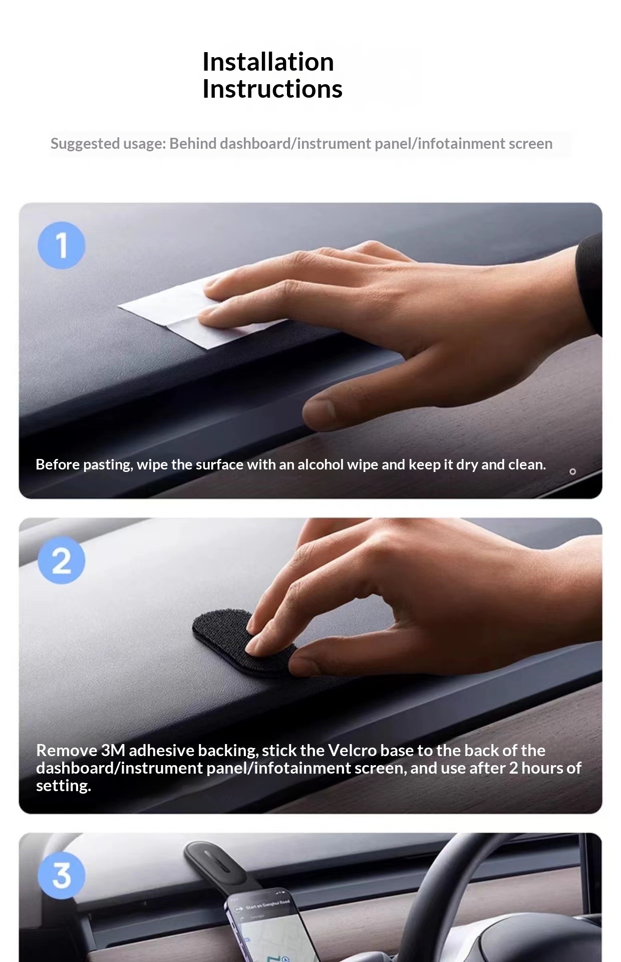 Supporto magnetico per telefono da cruscotto per auto, ideale per la navigazione transfrontaliera, in vendita a caldo._voghion.com