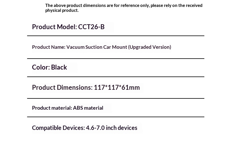 Mount Special Interior Suction Cup Anti-Shake Support Stand Car Navigation Fixed Phone Holder_voghion.com