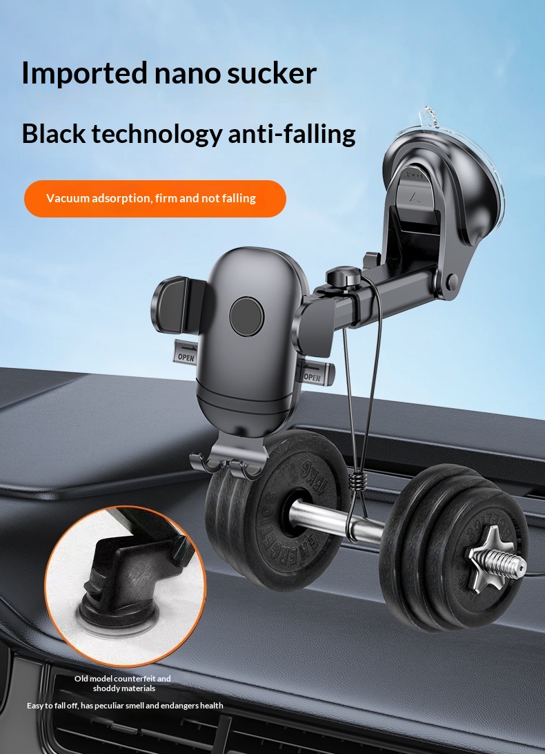 Nuovo supporto per telefono con ventosa, universale, con clip di supporto per navigatore e interni auto._voghion.com