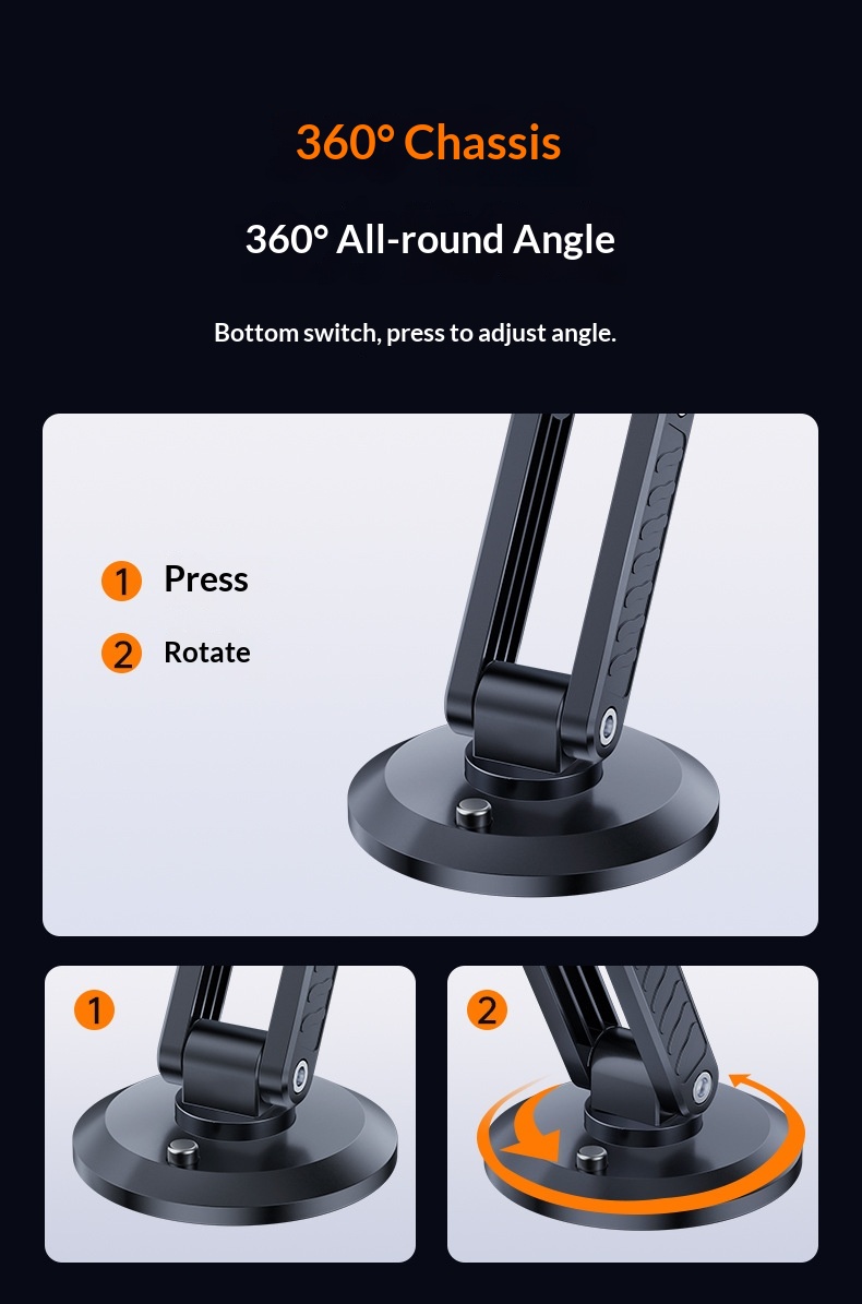 Support de téléphone magnétique pliable pour tableau de bord, universel, pour grille d'aération, support de navigation_voghion.com