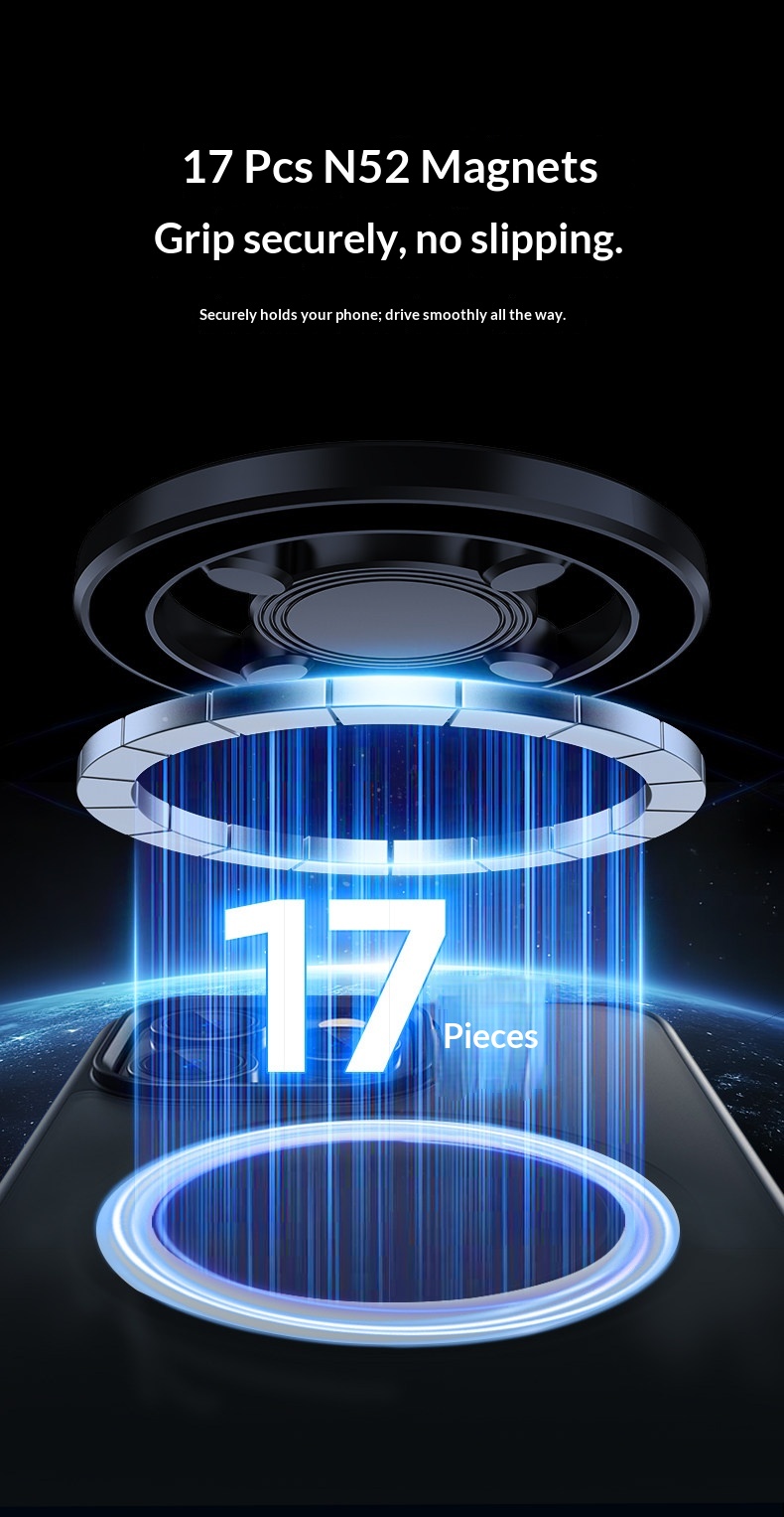 Phone 2025 New Model Car Navigation Air Vent Magnetic Multi-Function Holder_voghion.com