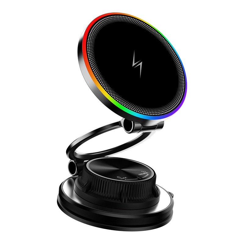 New Vacuum Adsorption Phone Wireless Charging Car Magnetic Holder_voghion.com