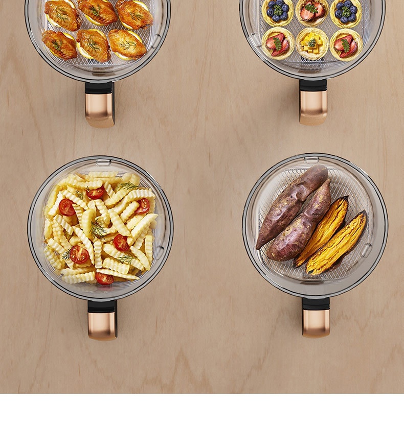 Air Fryer 4l Visual Touchscreen Electric Home Cooking Machine_voghion.com
