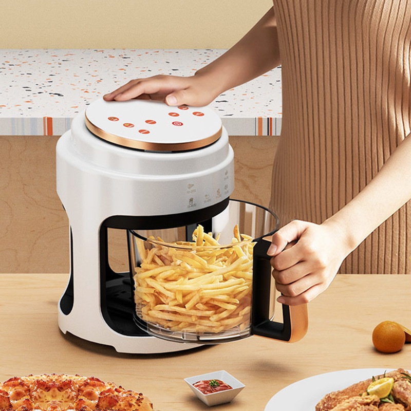 New Smart 4L Household Visual Touch-screen Air For Cross-border Export, Electric Fryer, French Fries Machine, Ar Fryer_voghion.com