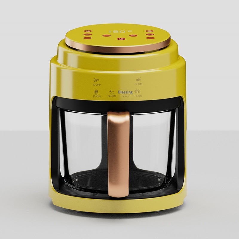 New Smart 4L Household Visual Touch-screen Air For Cross-border Export, Electric Fryer, French Fries Machine, Ar Fryer_voghion.com