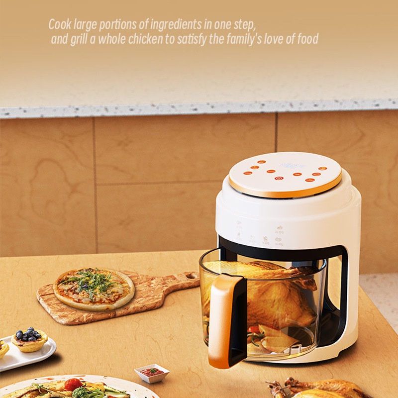 New Smart 4L Household Visual Touch-screen Air For Cross-border Export, Electric Fryer, French Fries Machine, Ar Fryer_voghion.com