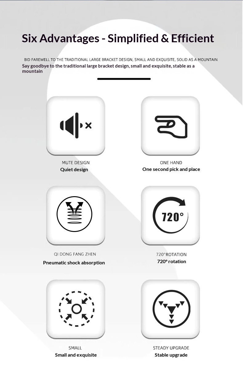 Mount Special Interior Suction Cup Anti-Shake Support Stand Car Navigation Fixed Phone Holder_voghion.com