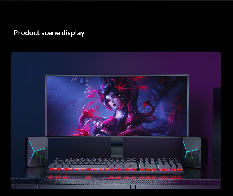 Desktop Computer Wired Bluetooth Speaker For Home Office Mini Subwoofer_voghion.com