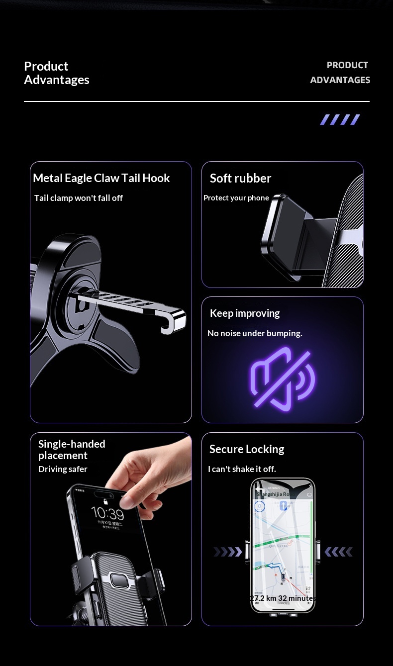 2025 Air Vent Mount Universal Navigation Car Phone Holder_voghion.com