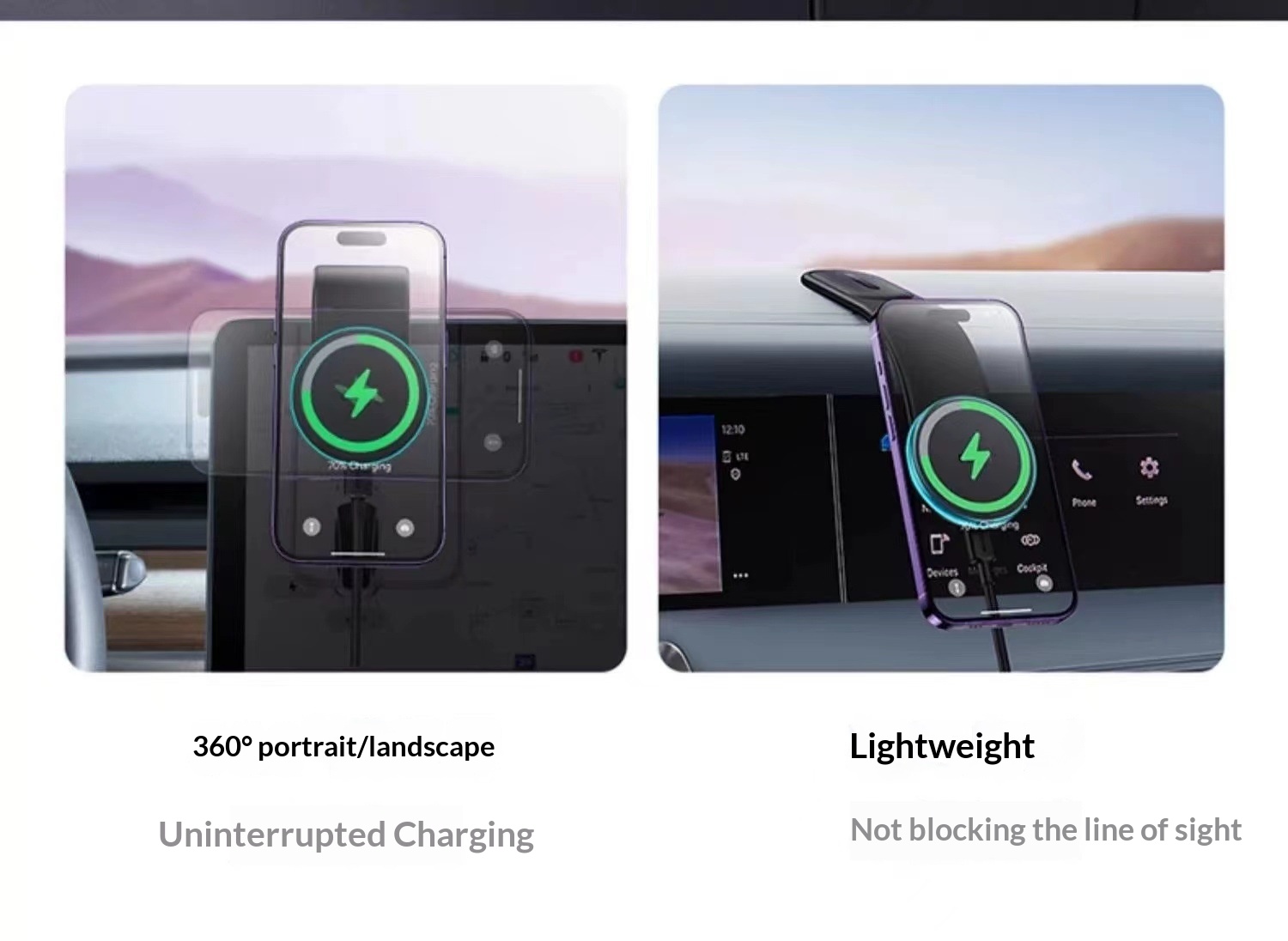 Supporto magnetico per telefono da cruscotto per auto, ideale per la navigazione transfrontaliera, in vendita a caldo._voghion.com