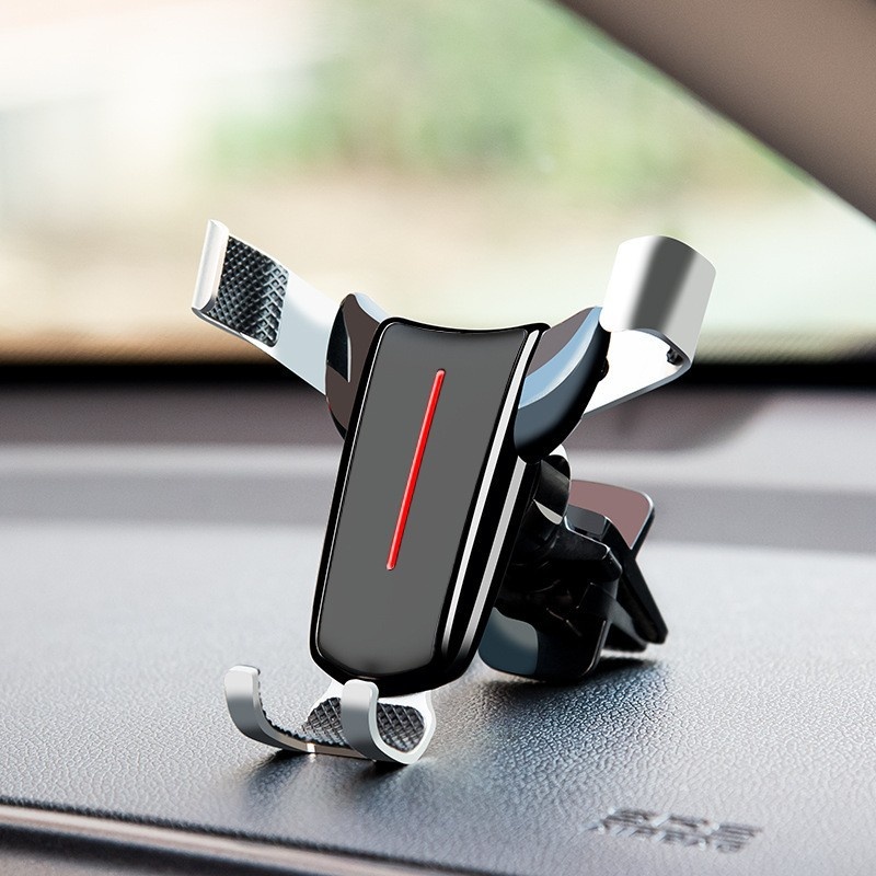 Supporto universale per telefono da auto con navigatore e bocchetta dell'aria, attacco a triangolo con testa di toro._voghion.com