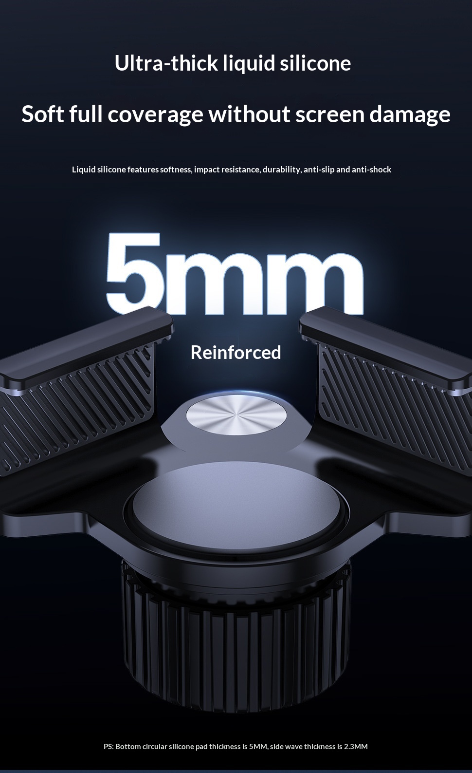 Zentraler Bedienbildschirmständer, faltbare Navigations-Handyhalterung, fahrzeugmontierter, grenzüberschreitender Tesla-Lüftungsschlitzständer_voghion.com