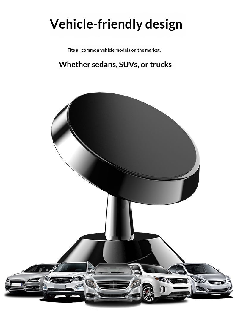 Supporto magnetico per telefono auto in metallo per bocchette_voghion.com
