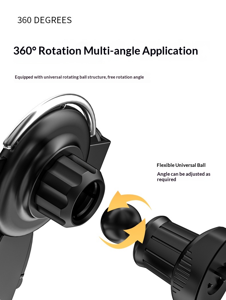 Dropshipping all'ingrosso di accessori creativi Supporto per navigatore a gravità per bocchetta dell'aria Supporto multifunzionale per telefono da auto_voghion.com