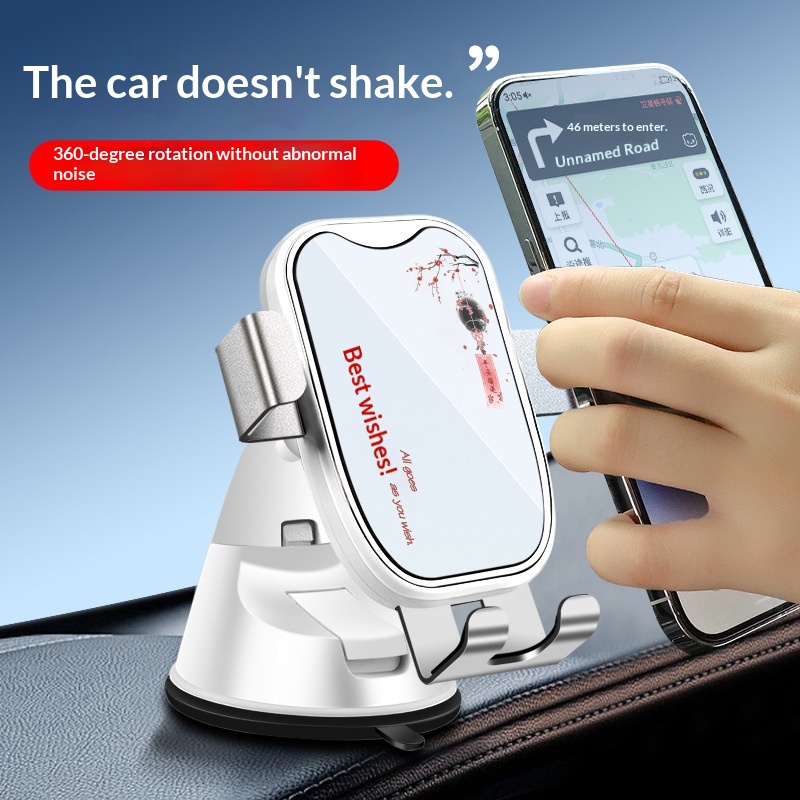 Supporto per telefono a ventosa universale 2025, supporto a gravità in metallo creativo per cruscotto auto e navigatore_voghion.com