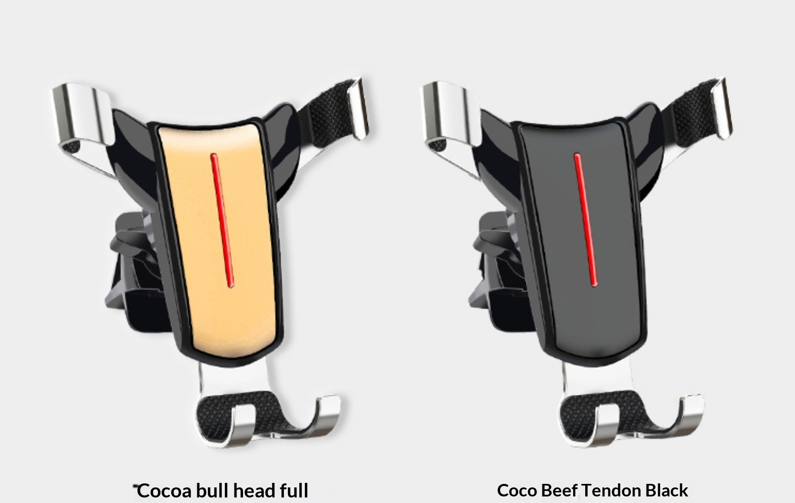 Supporto universale per telefono da auto con navigatore e bocchetta dell'aria, attacco a triangolo con testa di toro._voghion.com