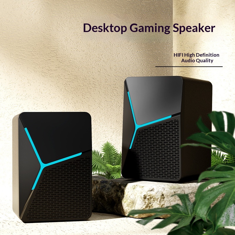 Desktop Computer Wired Bluetooth Speaker For Home Office Mini Subwoofer_voghion.com
