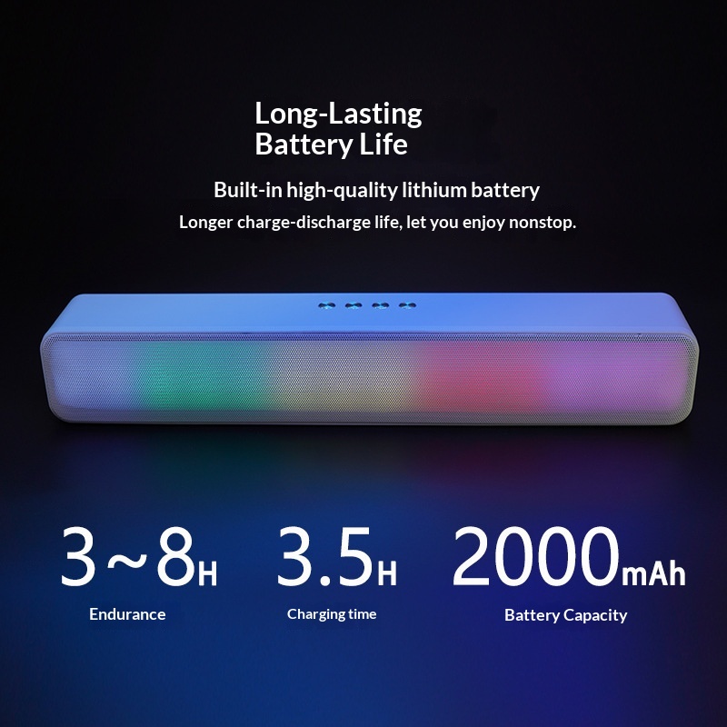 Cross-border Speaker Soundbar Subwoofer Home Wireless Dual-speaker High-volume Bluetooth Audio System_voghion.com