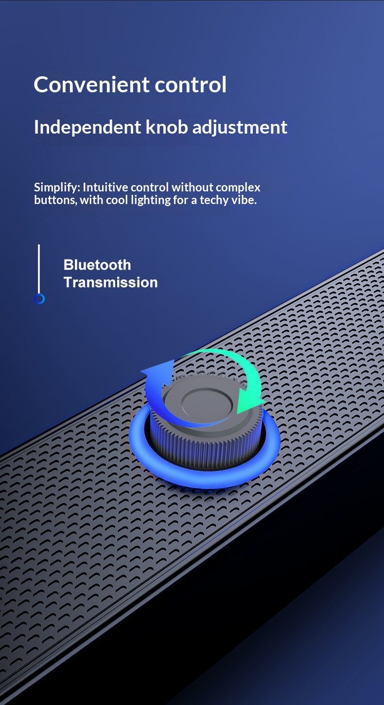 Cross-border E-350TS Long Strip Small Computer Desktop Laptop Home Speaker Wired Subwoofer_voghion.com