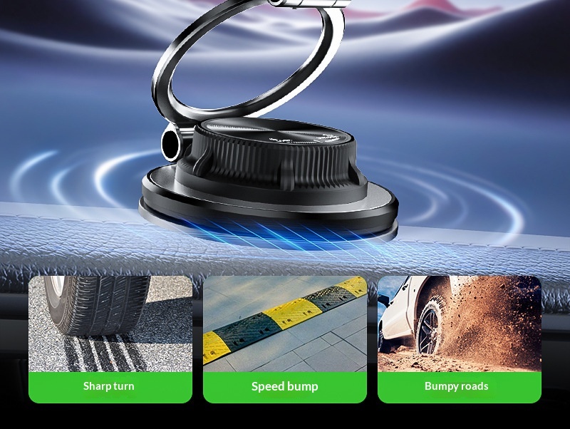 New Vacuum Adsorption Phone Wireless Charging Car Magnetic Holder_voghion.com