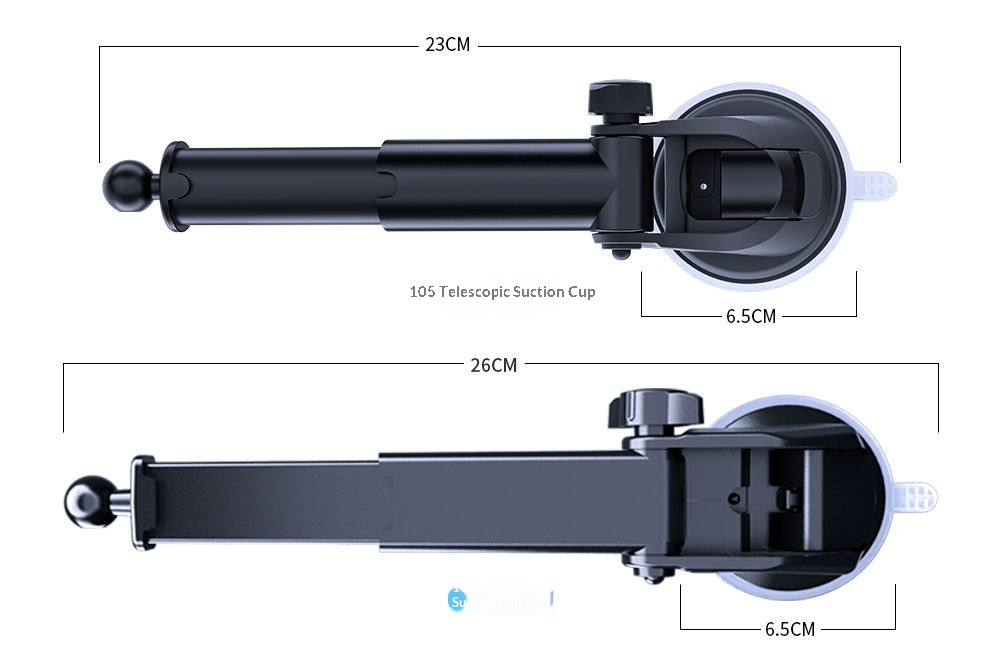 New Automatic Locking Air Vent Phone Holder, Retractable Suction Cup Car Mount_voghion.com