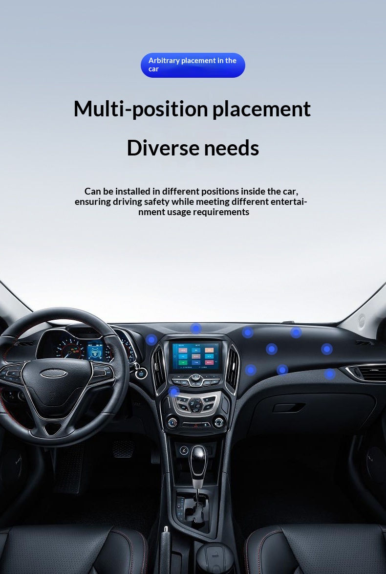 Universele telefoonhouder met sterke magneet, multifunctioneel, voor op het autodashboard, navigatiestandaard voor in de auto_voghion.com