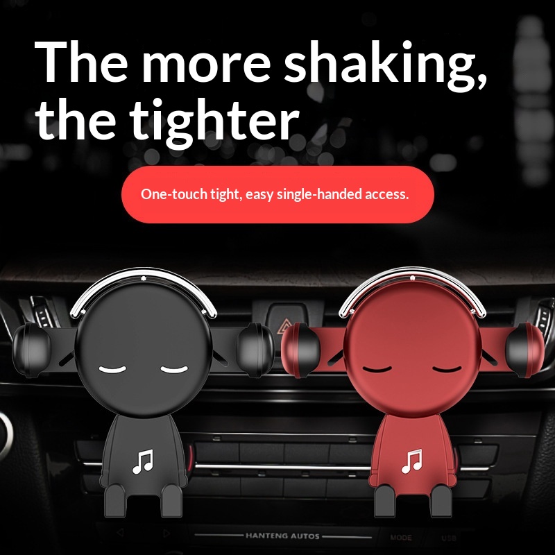 Dropshipping all'ingrosso di accessori creativi Supporto per navigatore a gravità per bocchetta dell'aria Supporto multifunzionale per telefono da auto_voghion.com