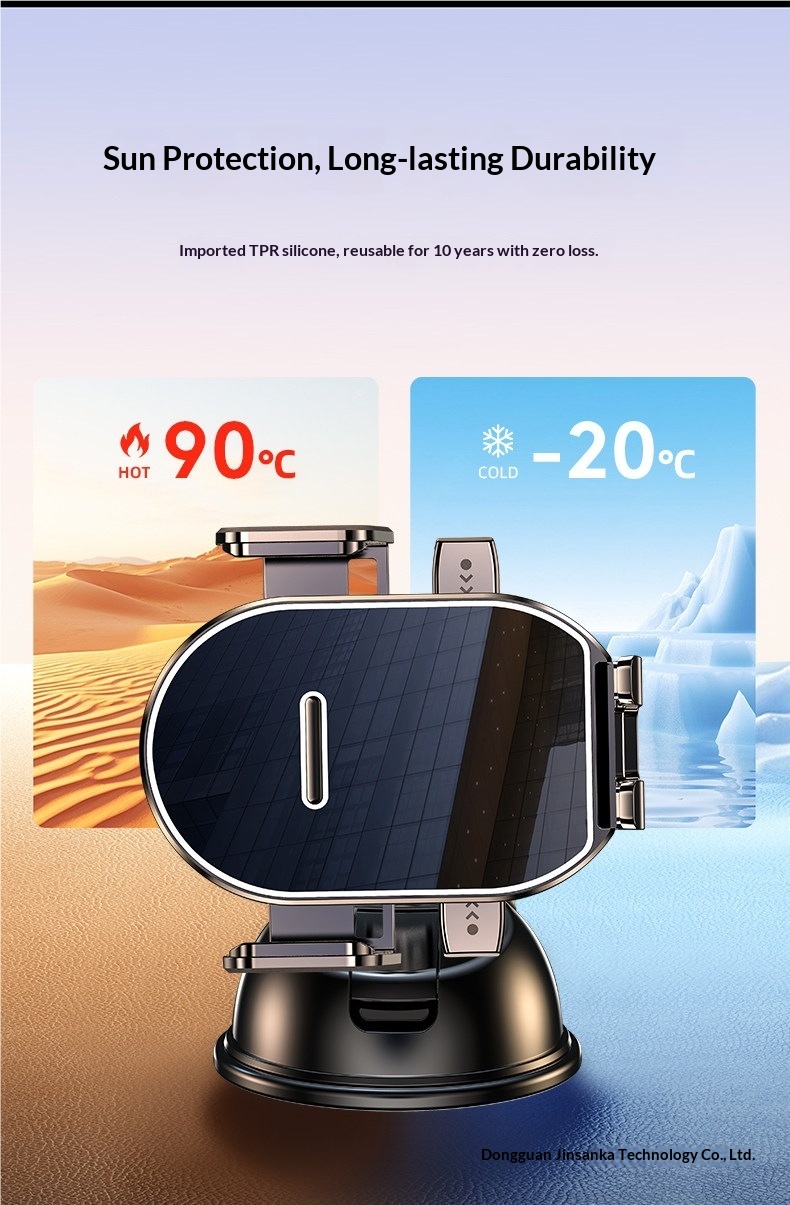 Phone Holder 2025 New Suction Cup Type Universal Navigation Fixed Support Stand For Car Dashboard_voghion.com