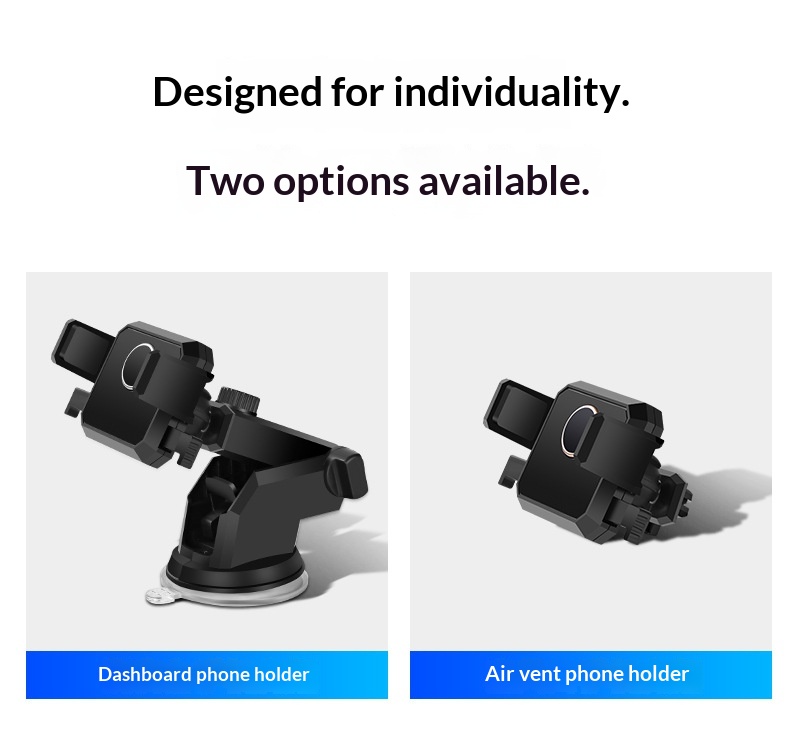 Supporto universale multifunzionale per telefono con ventosa telescopica per auto, da fissare alla bocchetta dell'aria._voghion.com