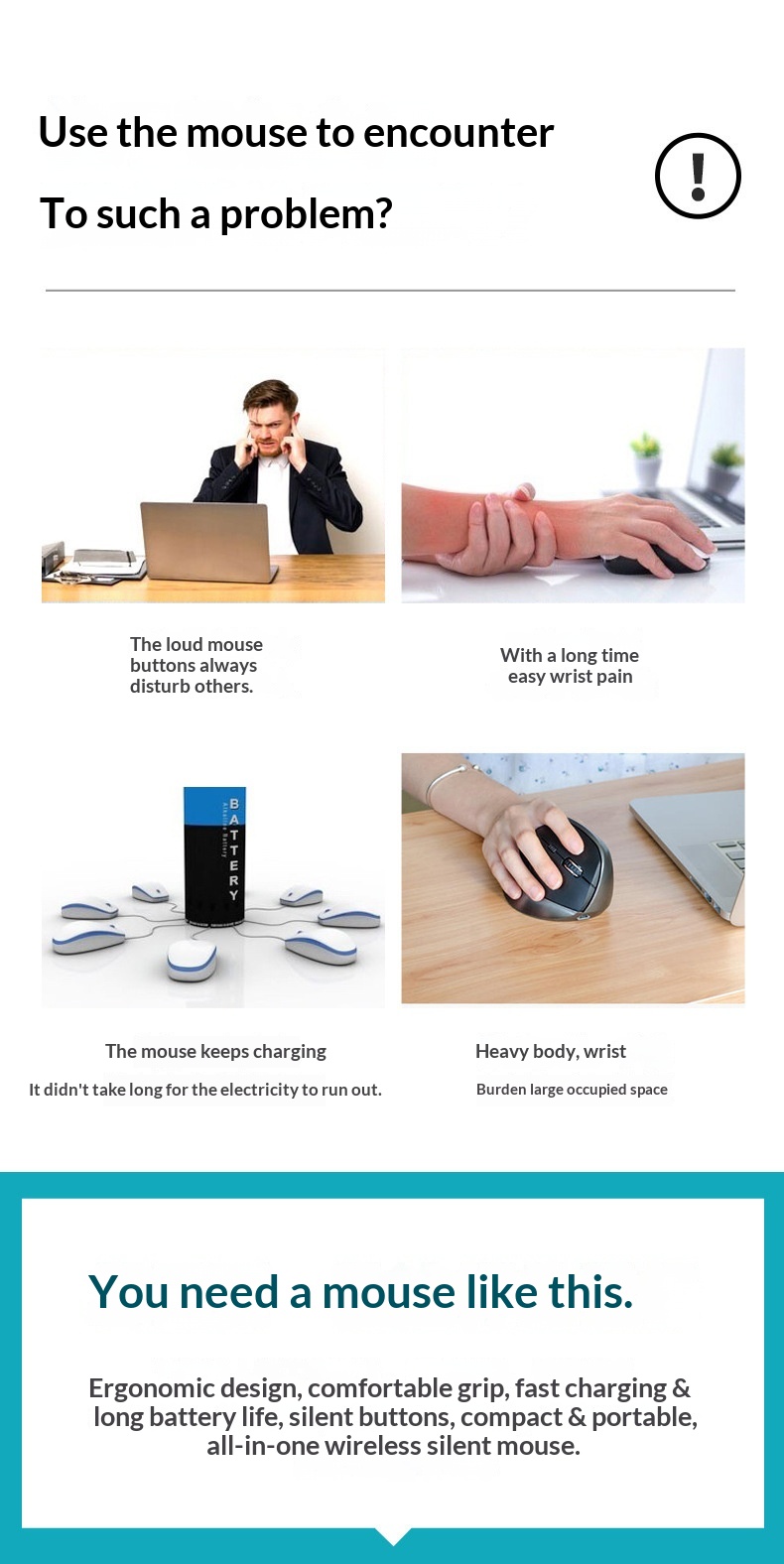 Souris bluetooth sans fil 3 modes pour pc portable et tablette_voghion.com