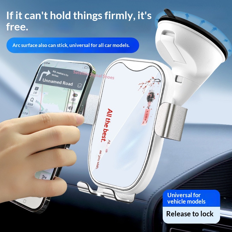 Supporto per telefono a ventosa universale 2025, supporto a gravità in metallo creativo per cruscotto auto e navigatore_voghion.com