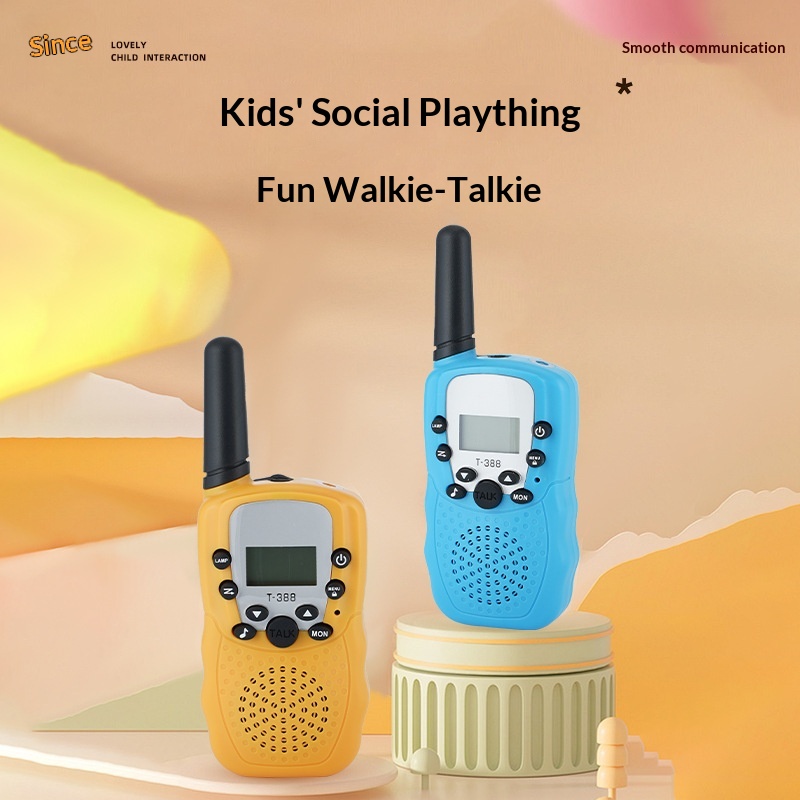 Highly Attractive Mini Children's T-388 Walkie-Talkie, Educational And Fun Toy, Wireless Communication, Parent-Child Interaction_voghion.com