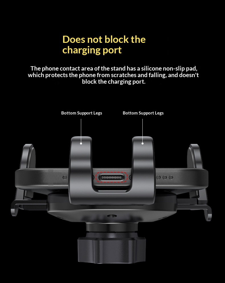 Nuovo supporto per telefono con ventosa, universale, con clip di supporto per navigatore e interni auto._voghion.com