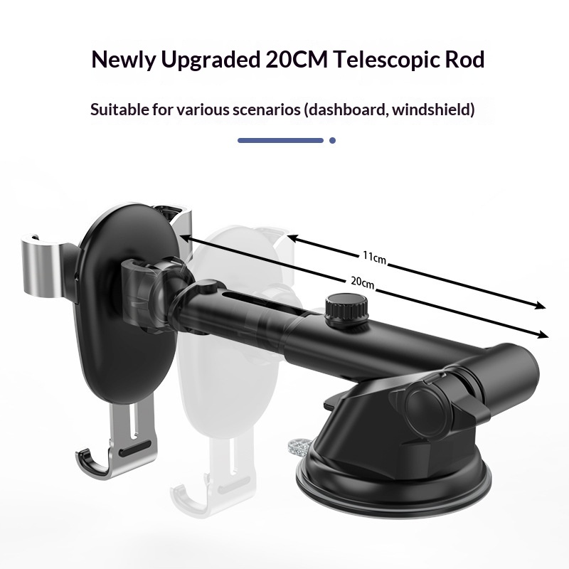 Suction Cup Air Vent Multi-Function Phone Gravity Car Navigation Holder_voghion.com