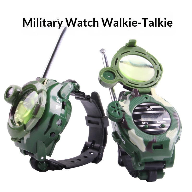 Camouflage Military Field Simulation 7-in-1 Walkie-talkie Pair, Parent-child Outdoor Toy Manufacturer Wholesale_voghion.com