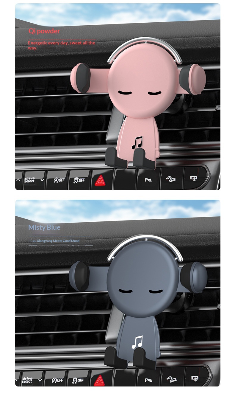 Dropshipping all'ingrosso di accessori creativi Supporto per navigatore a gravità per bocchetta dell'aria Supporto multifunzionale per telefono da auto_voghion.com