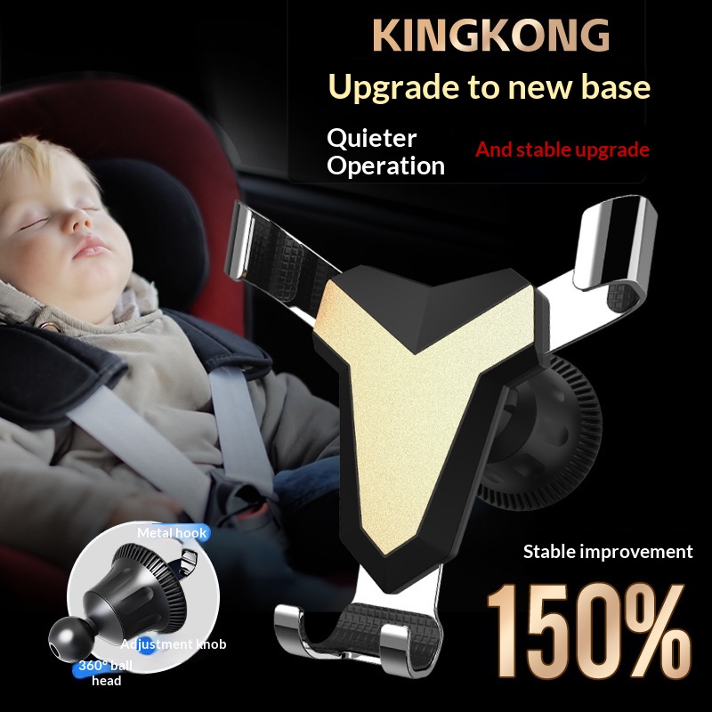 Nuovo supporto universale a clip per bocchetta dell'aria, compatibile con navigatori a gravità e telefono da auto._voghion.com