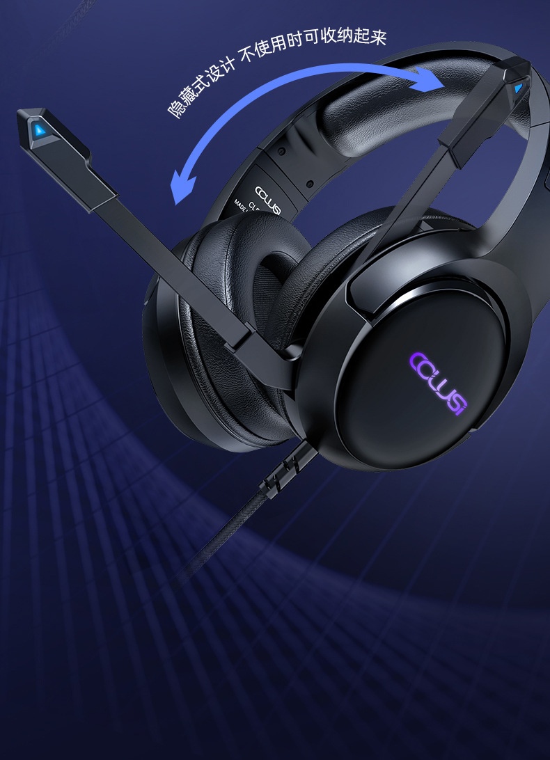 Wired Gaming Headset With Microphone For Pc And Laptop_voghion.com