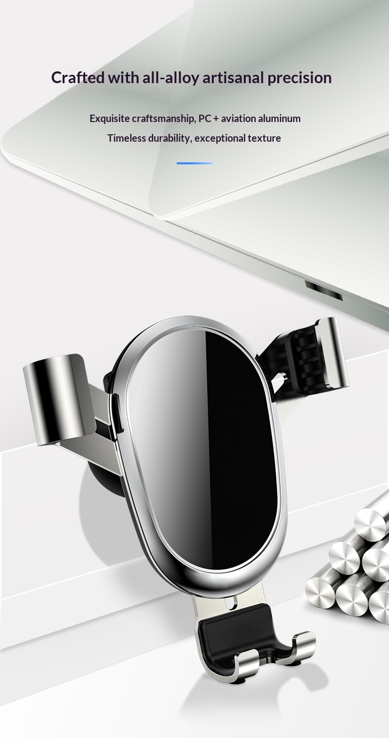 Suction Cup Air Vent Multi-Function Phone Gravity Car Navigation Holder_voghion.com