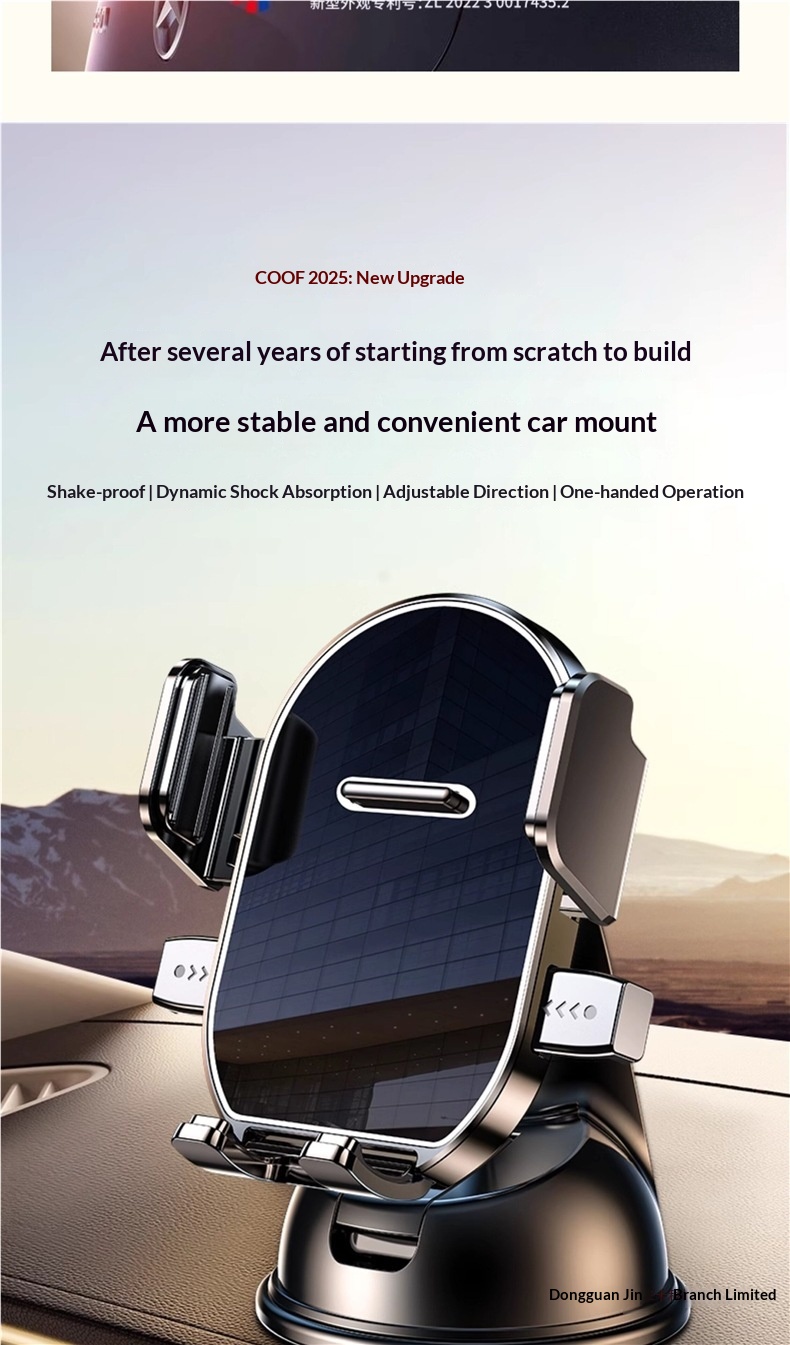 Phone Holder 2025 New Suction Cup Type Universal Navigation Fixed Support Stand For Car Dashboard_voghion.com