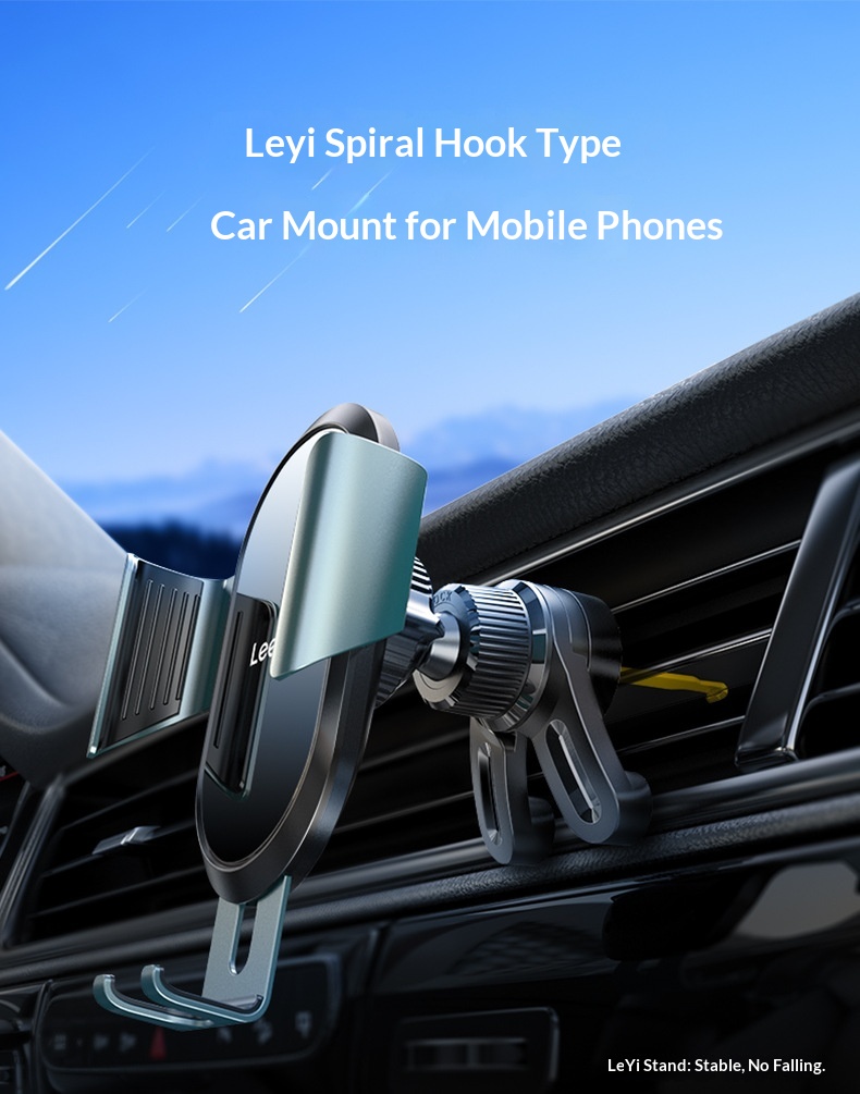 Gravity Car Phone Holder For Air Vent Mount Navigation Stand_voghion.com