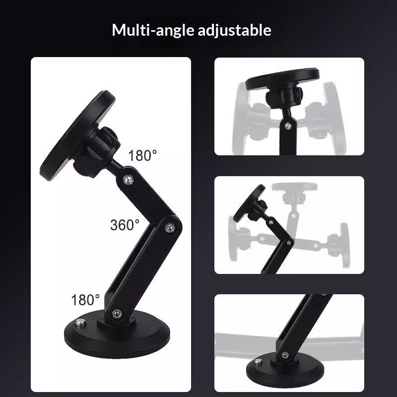 Support de téléphone magnétique pliable pour tableau de bord, universel, pour grille d'aération, support de navigation_voghion.com