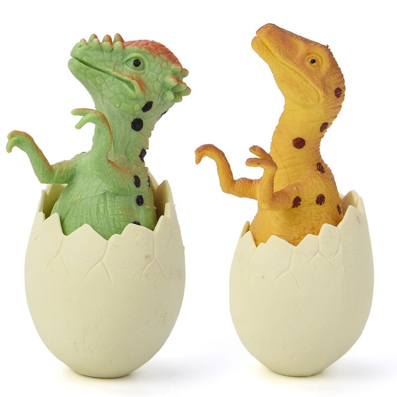 Children's Toy Simulation Hatching Egg Tyrannosaurus Velociraptor Triceratops Dinosaur World Model_voghion.com