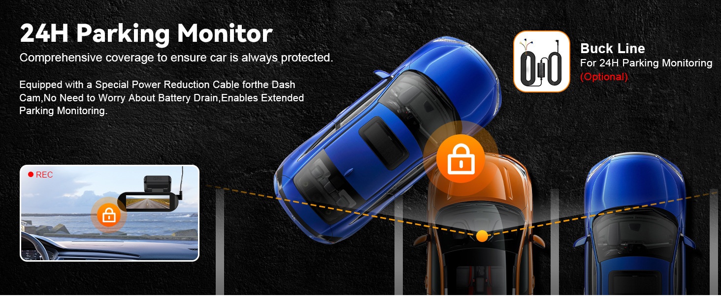 4k Dashcam Mit Front- Und Rückkamera Gps Und Nachtsichtmodus_voghion.com