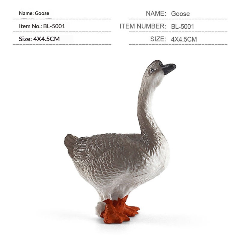 Simulazione transfrontaliera Mini fattoria con pollame, galline, anatre, oche, mucche, piccoli animali, modelli in miniatura, sandbox_voghion.com