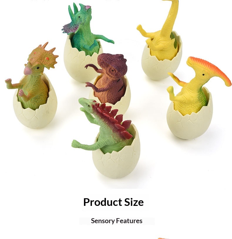 Dinosaur Hatching Egg Toy Set Realistic Jurassic Animal Figures_voghion.com