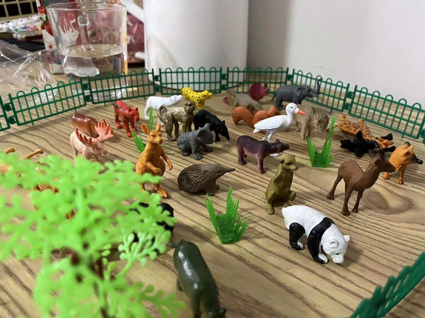 Realistic Wild Animal And Dinosaur Figure Set For Children_voghion.com