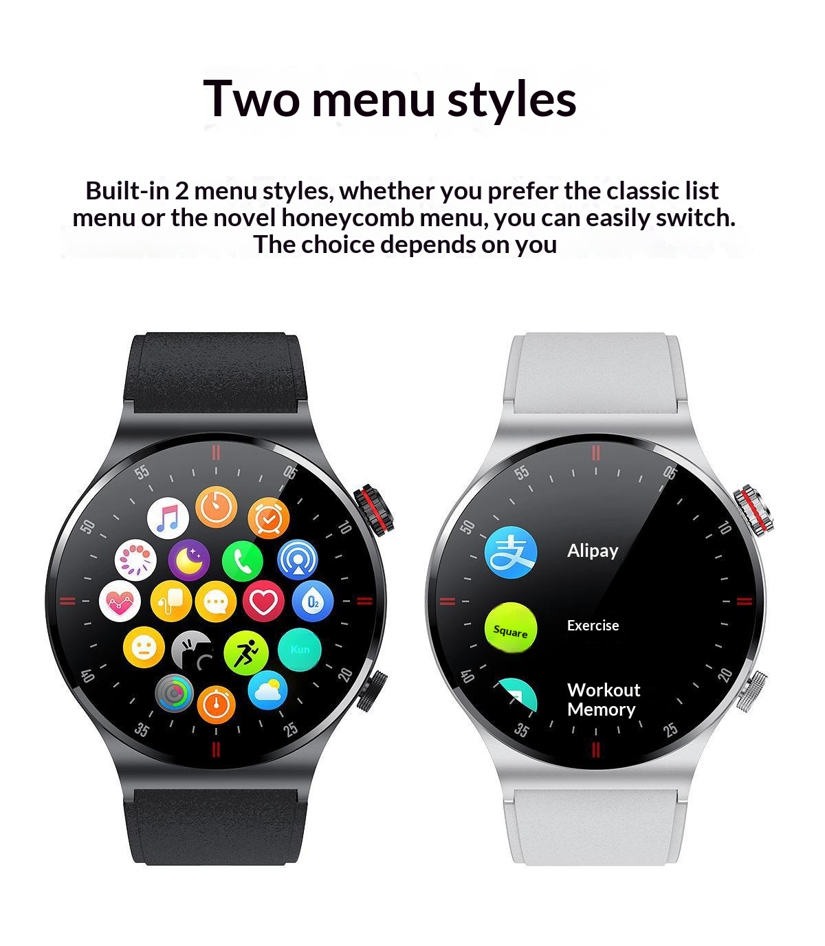 Neu QW33 EKG + PPG Musik-Player Schritt Zählen Bluetooth Anruf Smart_voghion.com