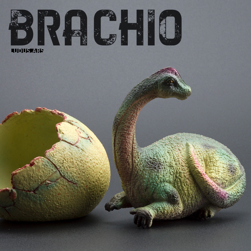Grenzüberschreitendes, niedliches, realistisches Dinosaurier-Ei-Modell, solide, halb geschlüpfte, jurassische Triceratops, Brachiosaurus, Ankylosaurus Spielzeug_voghion.com